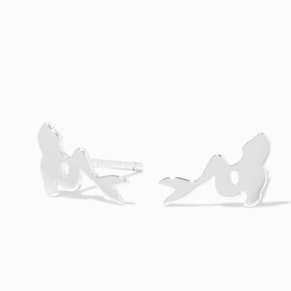 NWT Sterling Silver Disney Little Mermaid Earrings - Picture 2 of 8